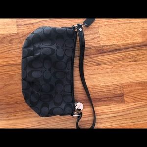 Small black Coach purse